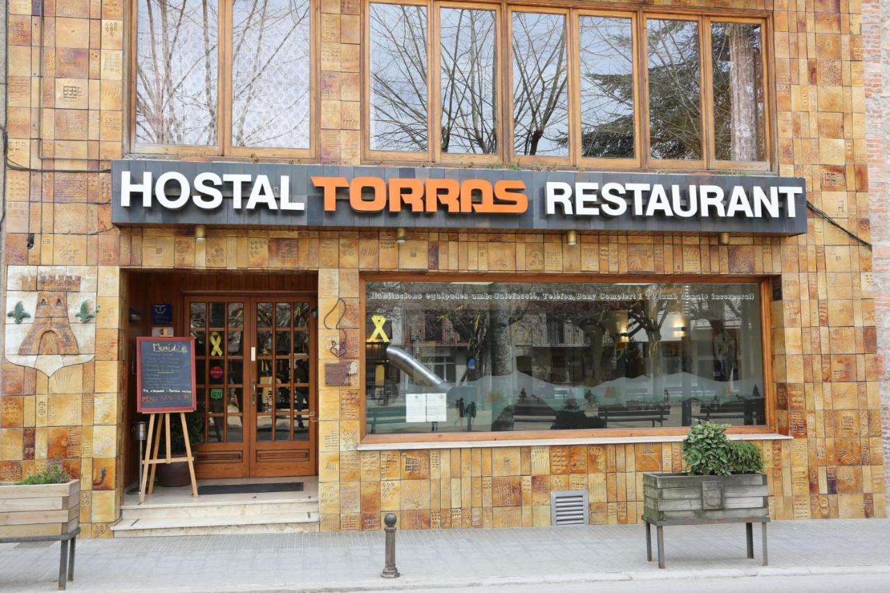 Hostal Torras Sant Hilari Sacalm Eksteriør bilde
